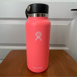 Neon Pink Hot Pink 32oz Hydro Flask Stainless Steel Water Bottle